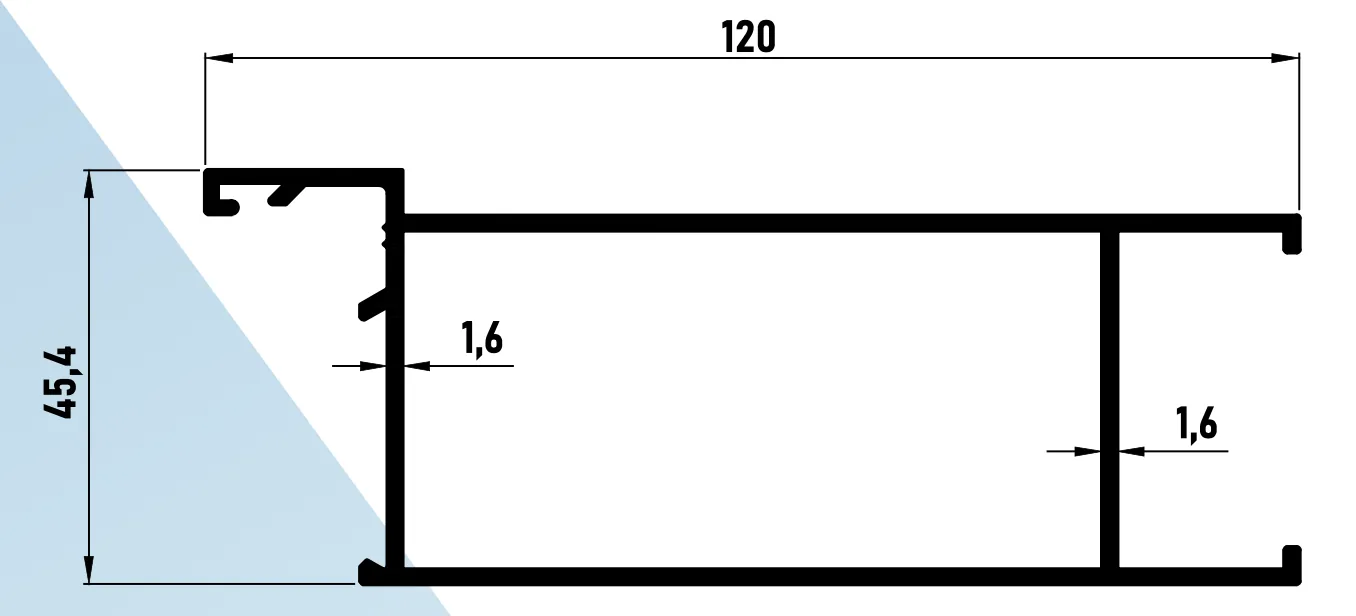 Aldoks Profiller - FUGALI KAPI ETEK