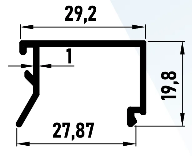 Aldoks Profiller - TEKLİ CAM ÇITASI - ÇİFTLİ CAM ÇITASI