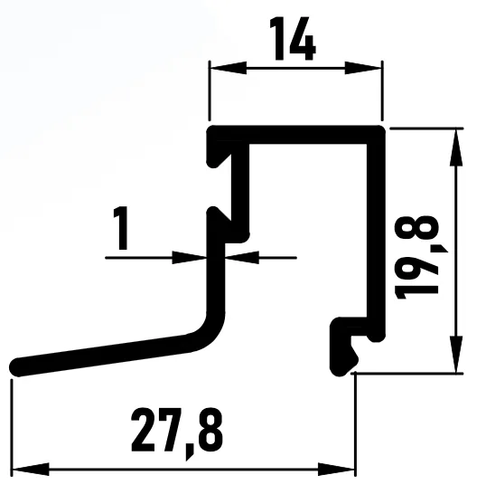 Aldoks Profiller - TEKLİ CAM ÇITASI - ÇİFTLİ CAM ÇITASI