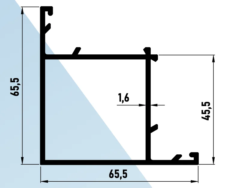 Aldoks Profiller - 90° KÖŞE