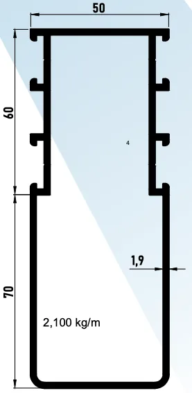 Aldoks Profiller - TAKVİYELİ KASA