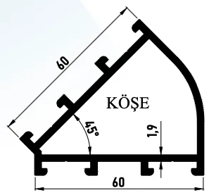 C60 Profiller - KÖŞE