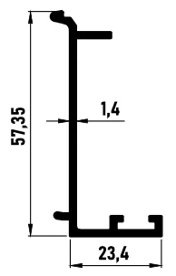 C60 Profiller - KANAT ADAPTÖR