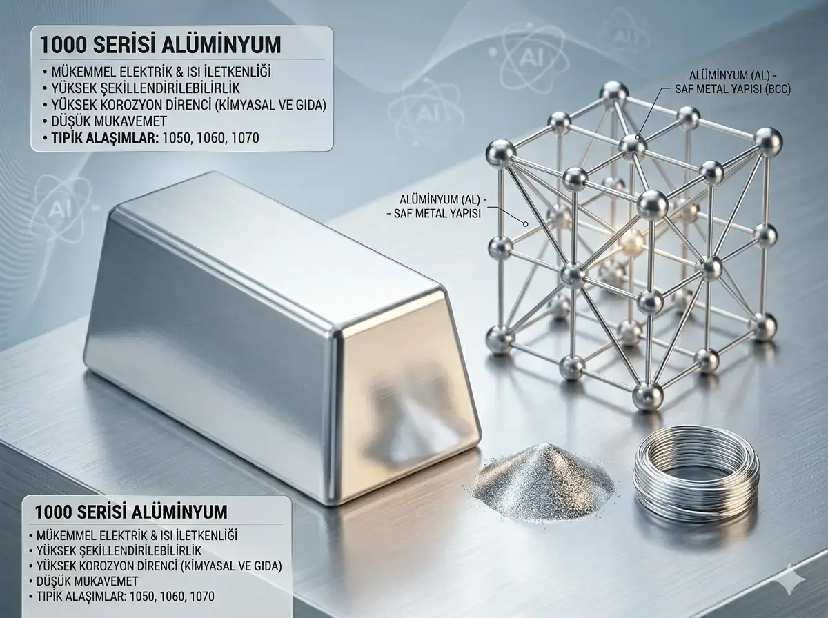 1000 Serisi Alüminyum Nedir? 